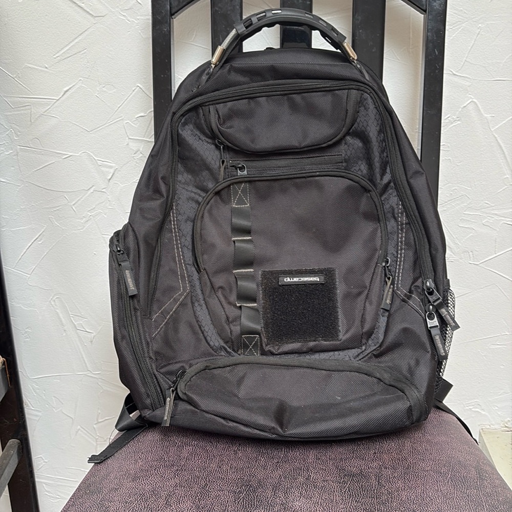 Large Multi Compartment Backpack never used for men or women